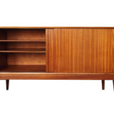 Scandinavian years 50 sideboard sliding doors feet compass