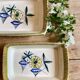 Set of 3 vintage serving dishes from the Flamingo series by Stavangerflint