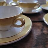 Yellow cups and saucers – 1950s–60s
Yellow cups and saucers –