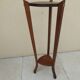 Vintage wooden pedestal table