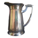 Art Deco water carafe in silver metal