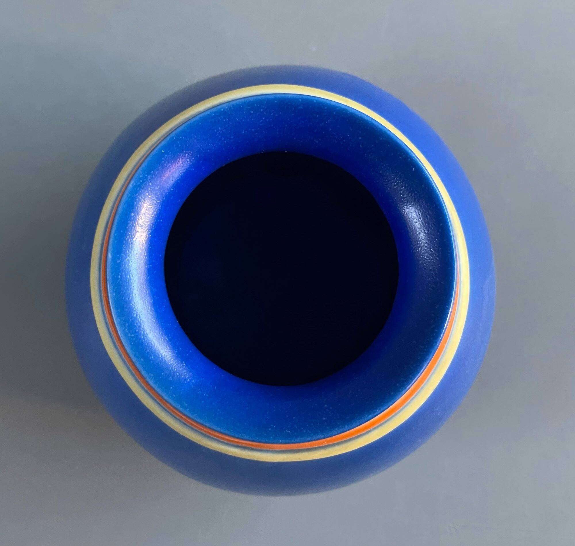 Glazed stoneware, ceramic vase, Art Deco style, Mosa Maastricht