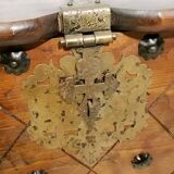 Gothic style carved wooden chest