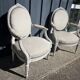 Paire de fauteuils de Style Louis XVI
