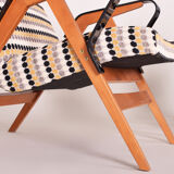 Pair of restored Czech Midcentury Armchairs, Tatra Pravenec, 1950s