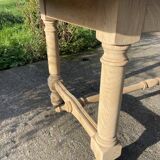 Rectangular table in oak and raw wood