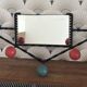 Vintage wrought iron coat rack