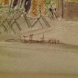 Watercolor signed Vuillermet