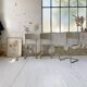 Trio de chaises Tubax 1950