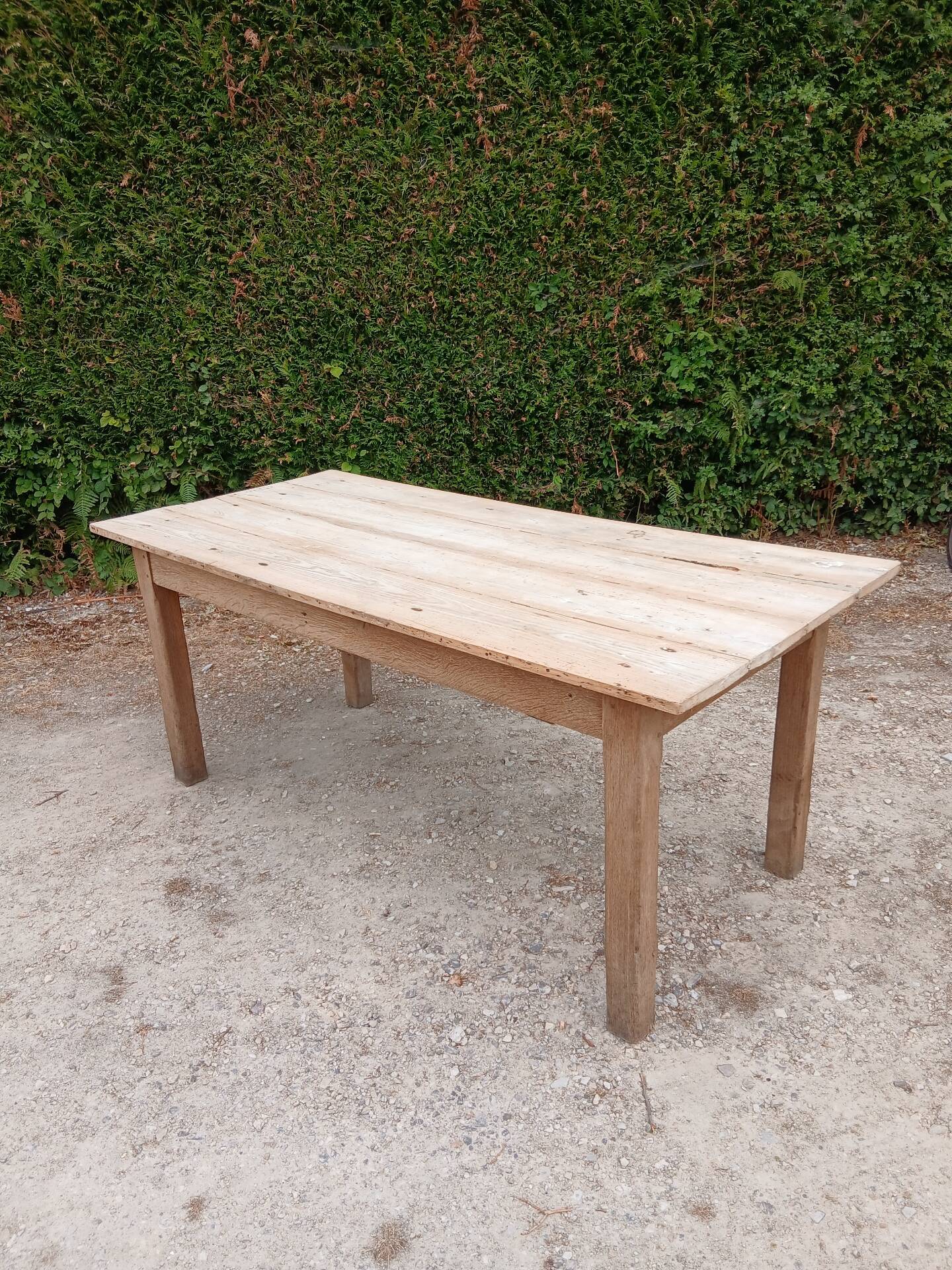 19th-century farmhouse table