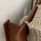 1970s wooden wall bench