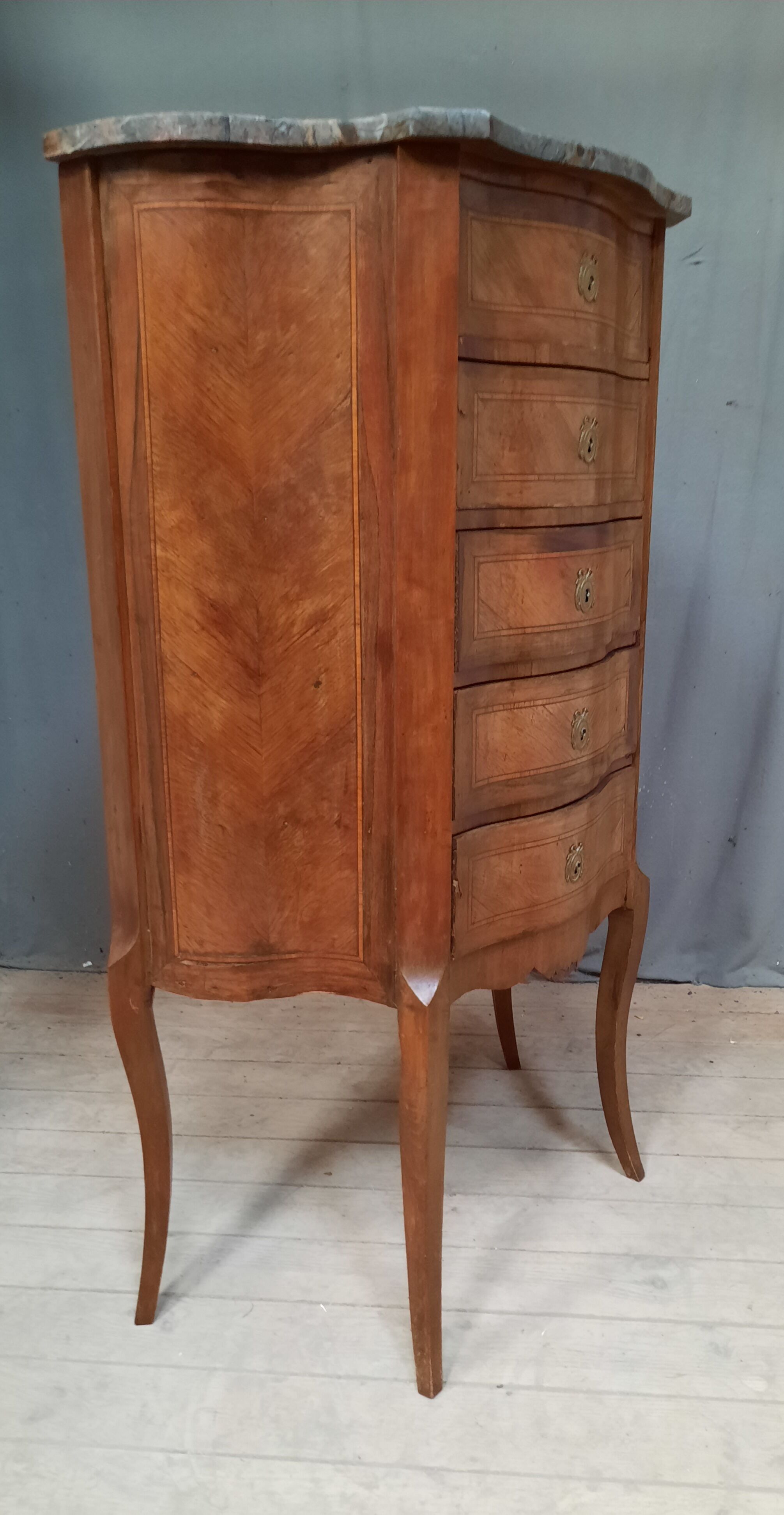 Chifonnier marquete style Louis XV