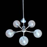 Sputnik designer pendant chandelier 1970s