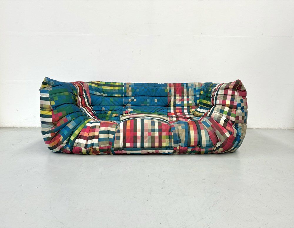 Limited edition Togo Shanghai 3-seater sofa with armrests by Cristian Zuzunga for Ligne Roset, 2012