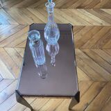 Coffee table with beveled mirrors