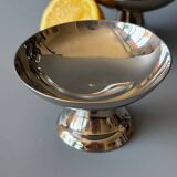 Ice cream cups, stainless steel dessert, 1970