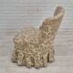 1970s, Danish easy side chair, original very good condition, floral furniture velour.