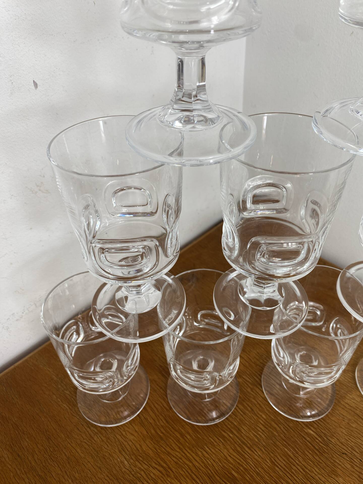 Verres graphique, Cristal D’Arques 