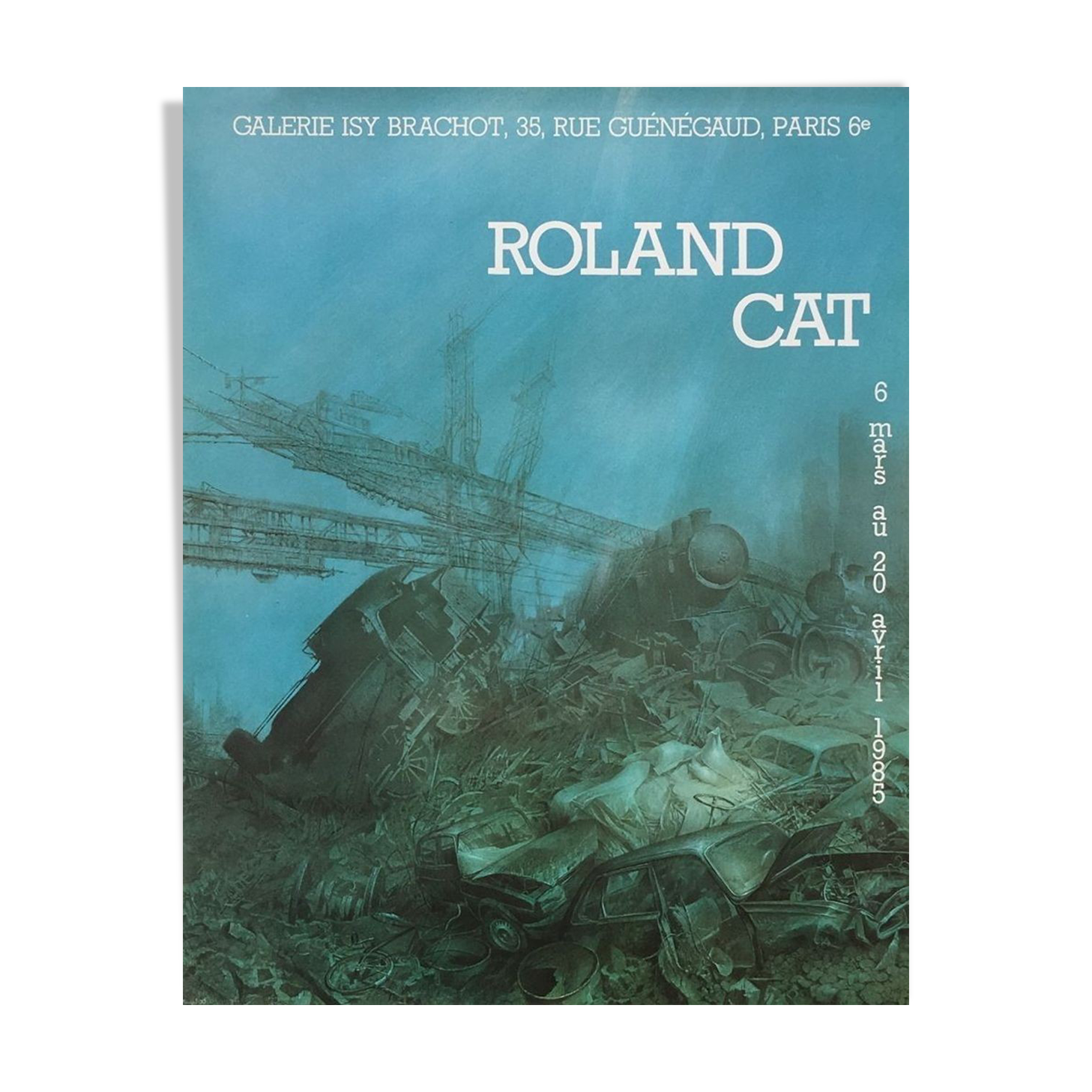 Poster Isy Brachot Roland Cat 1985