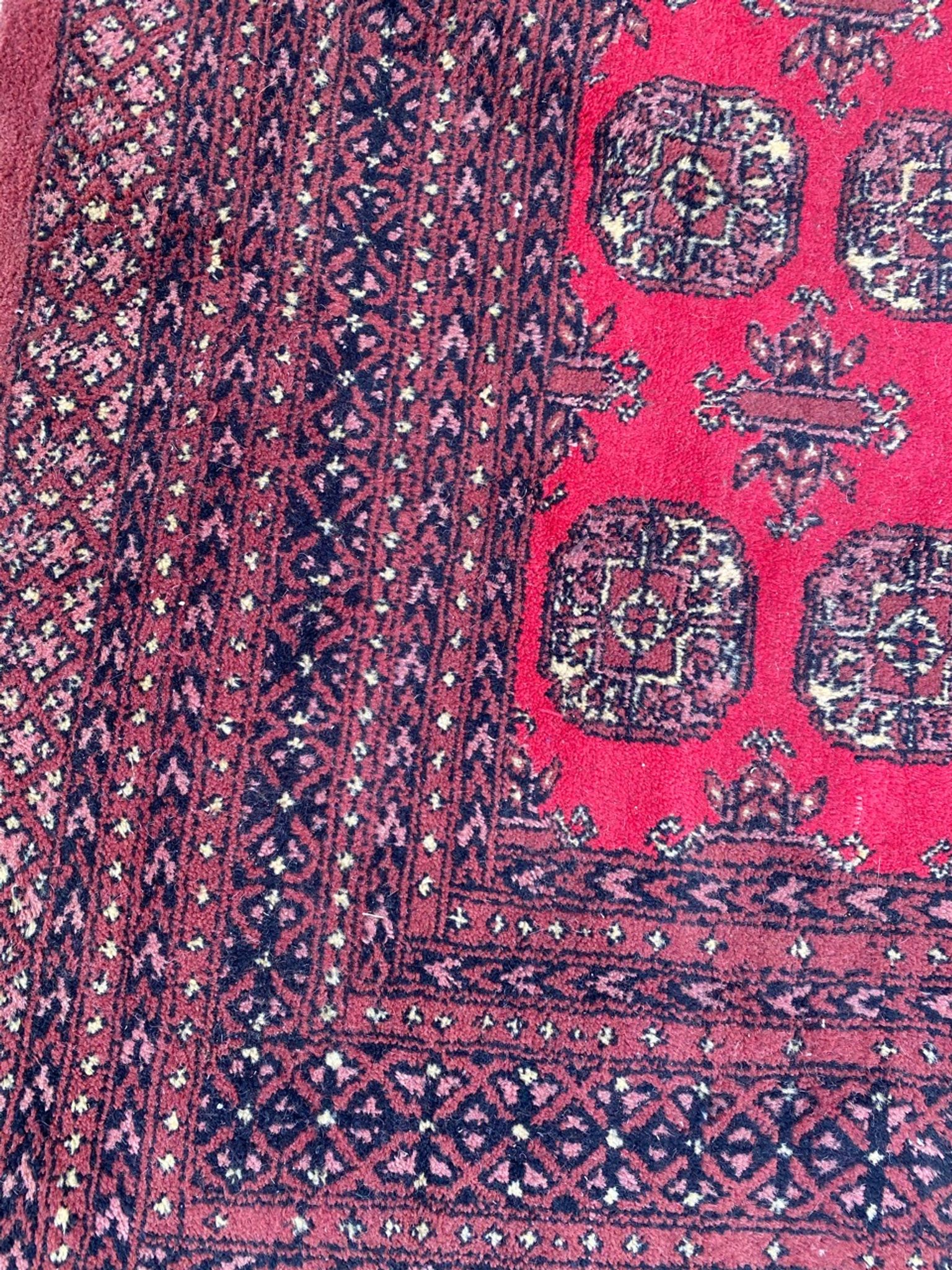 Carpet turkmen pakistan bukhara 195x216 cm