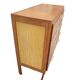Vintage chest of drawers from the 70s with compass feet