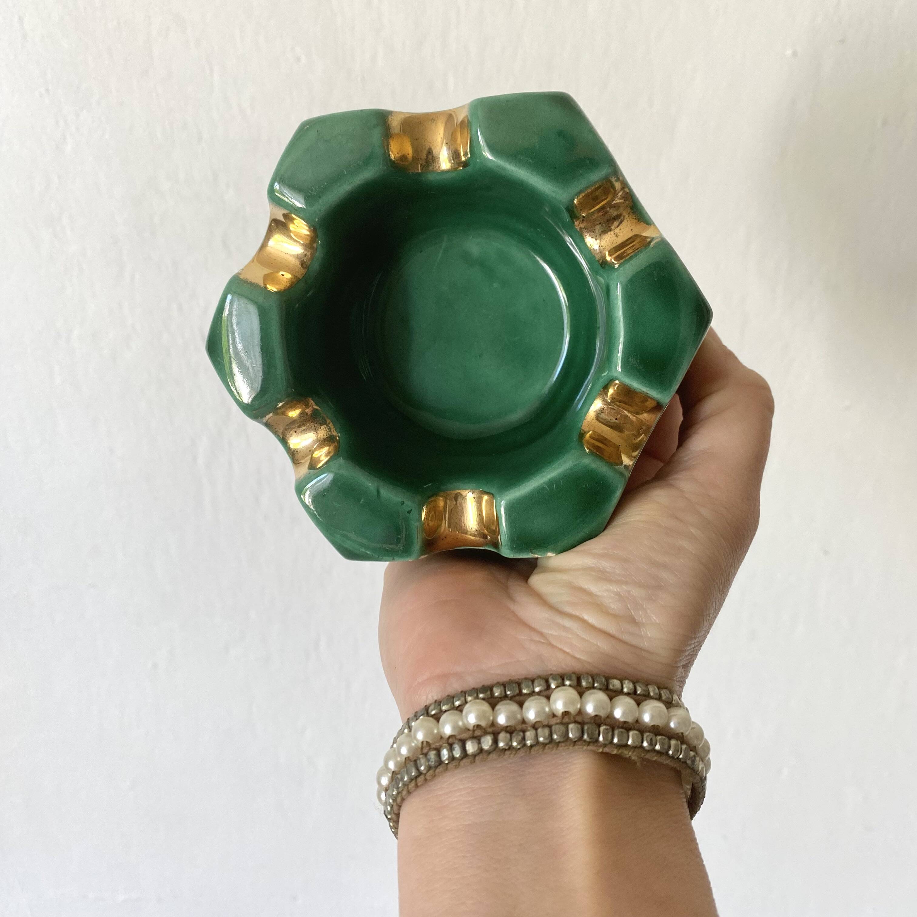 50s ceramic ashtray