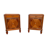 Paire de chevets art deco