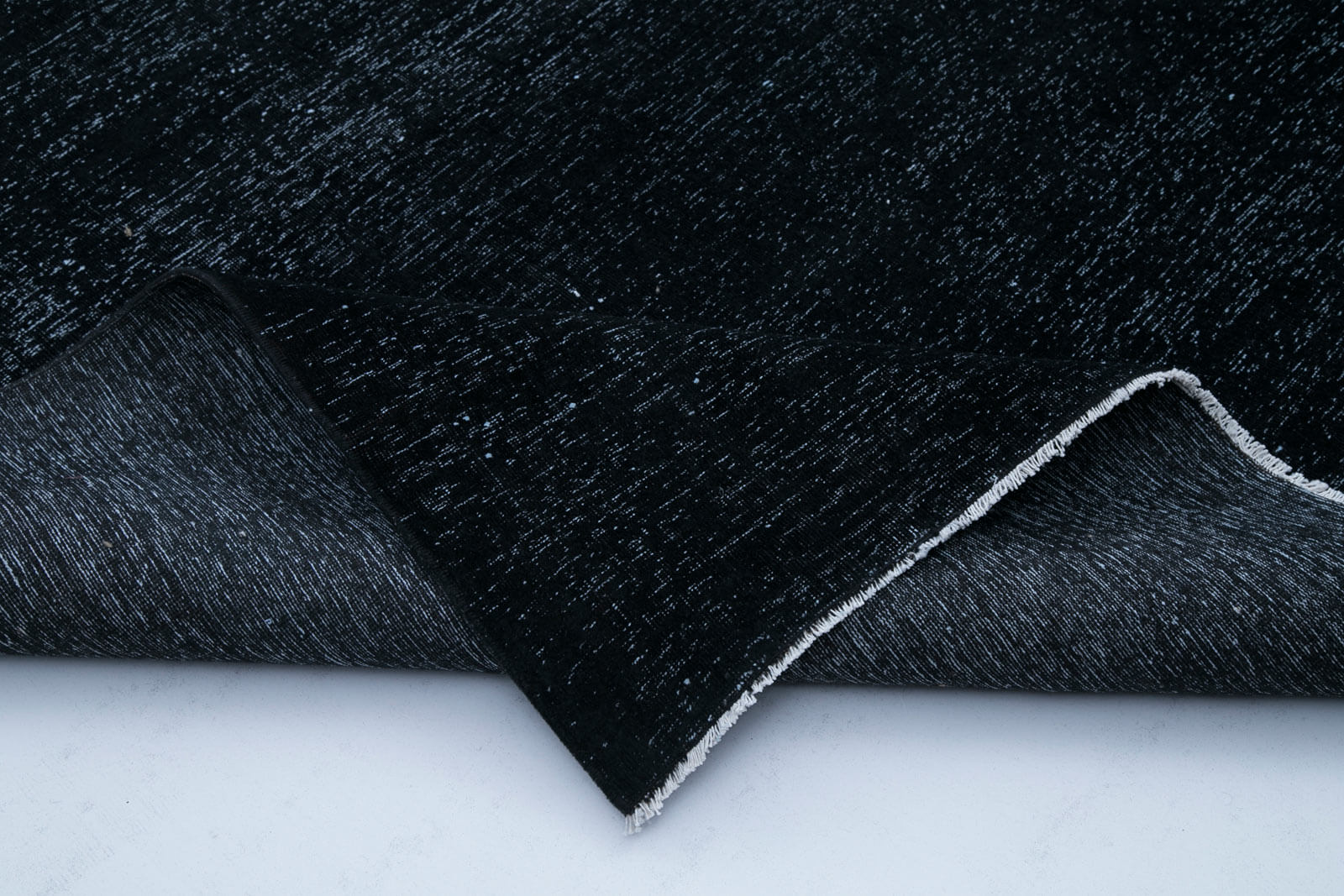 Handmade Persian Overdyed 290 cm x 427 cm Black Wool Rug