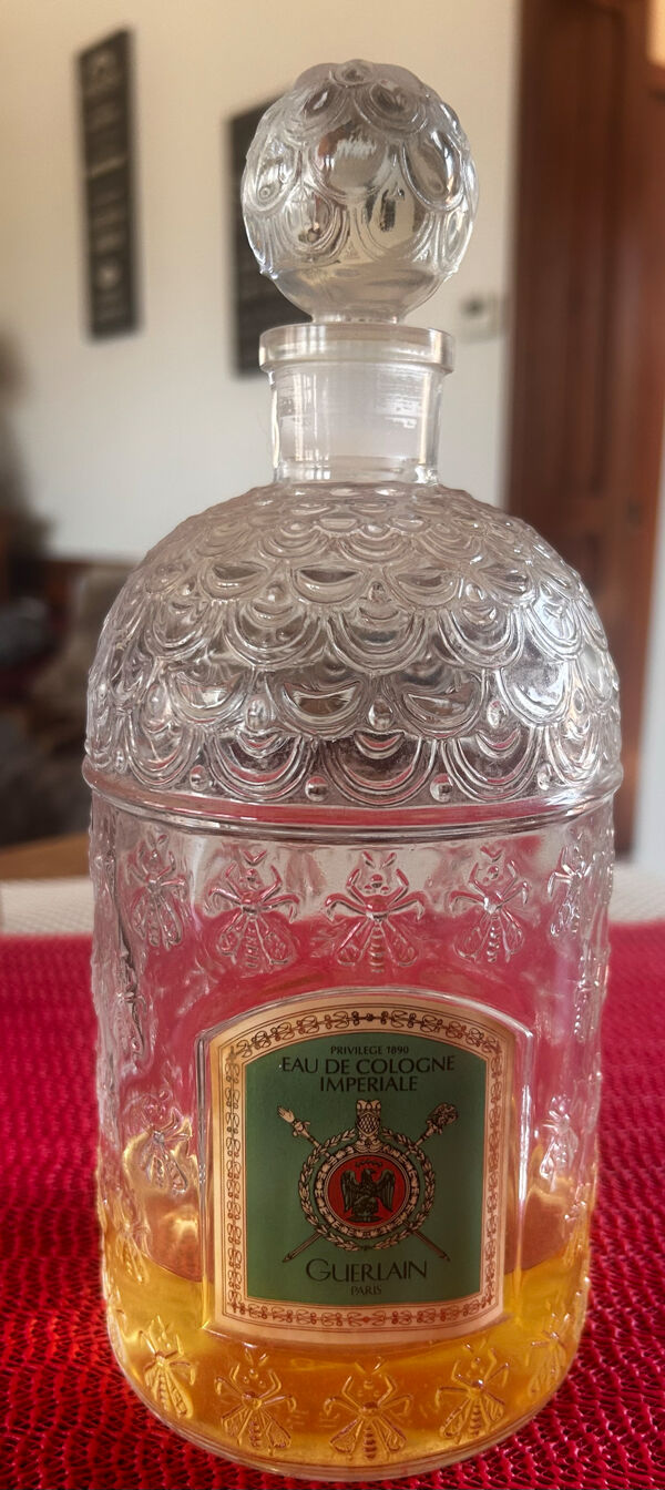 Flacon eau de cologne impériale guerlain  - 20% restant