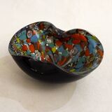 Cendrier Confettis en verre de Murano soufflé