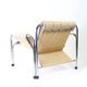 Fauteuil Lounge Par Viliam Chlebo En Chrome Et Lin, Kodreta 1979