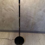 Brass and metal floor lamp