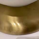 Lampes de table à oeufs en verre opalin, jeu de 2