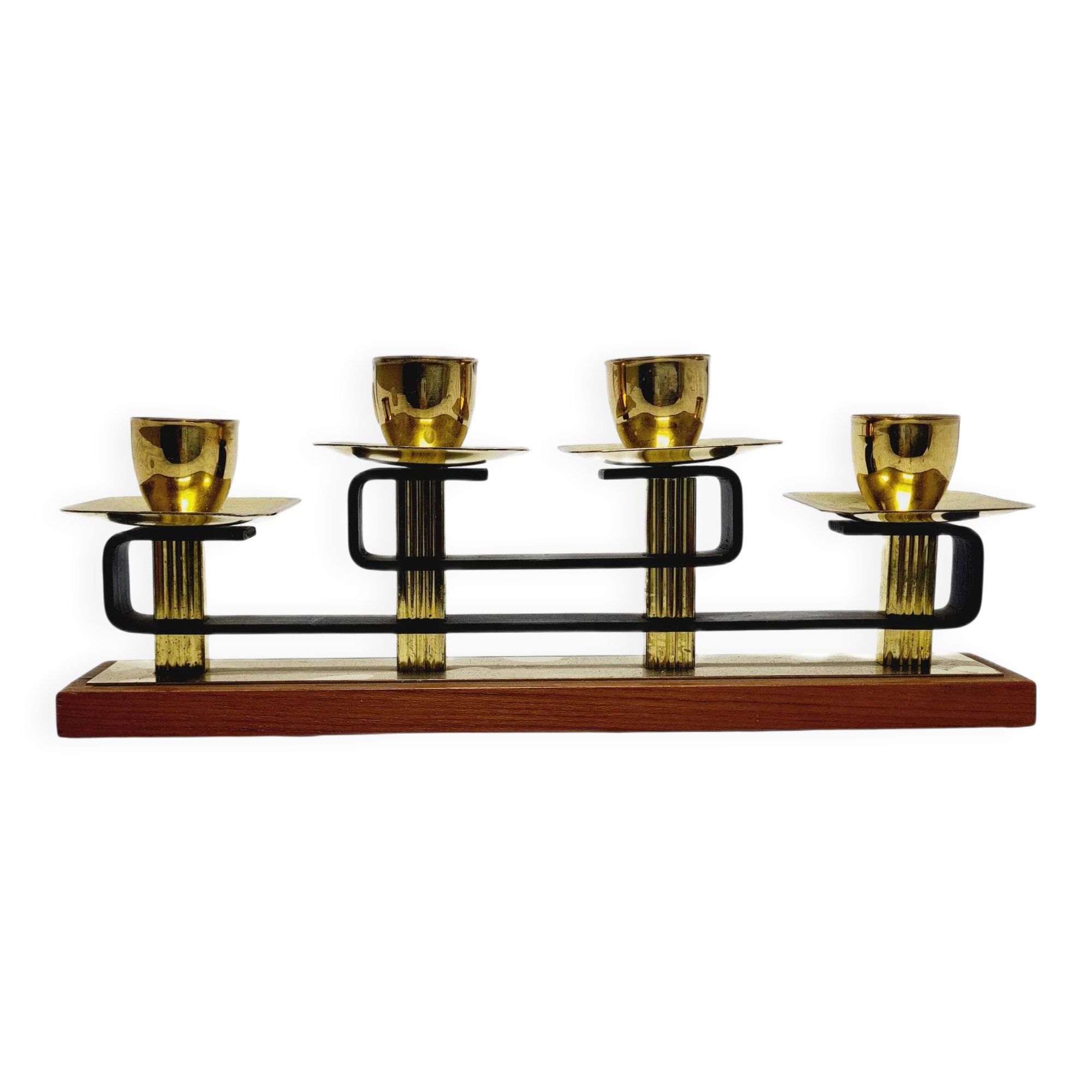 Avy four-armed candlestick new look mid-cent