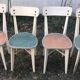 4 vintage bistro chairs from the 50s