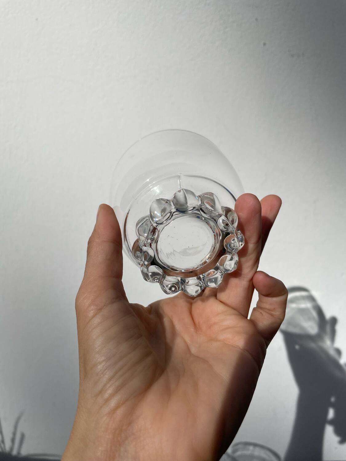 6 crystal glasses