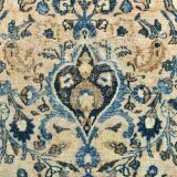 8x11 Rug For Living Room Navy Blue Antique Persian Rug, 260x343Cm