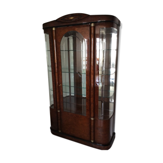 Window magnifier walnut
