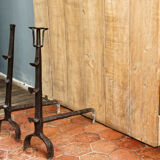 Pair of landiers, seventeenth century