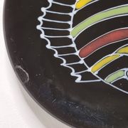 Set of 6 vintage plates with fish decoration after Robert Picault, 1960, 24 cm
