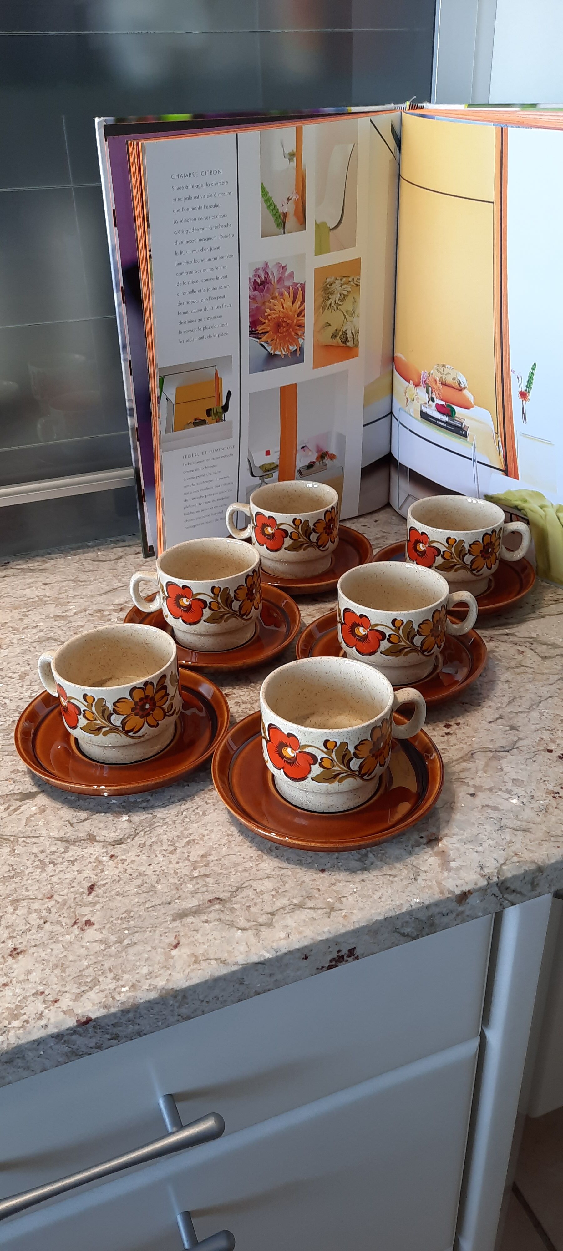 Weidmann porcelain coffee set 70s