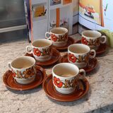 Weidmann porcelain coffee set 70s