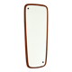 Scandinavian free-form teak mirror 1960s