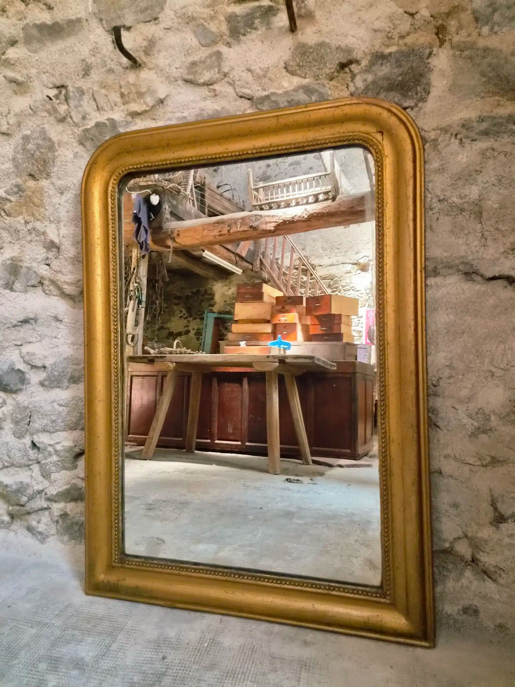 French antique mirror Louis Philippe, 19th century