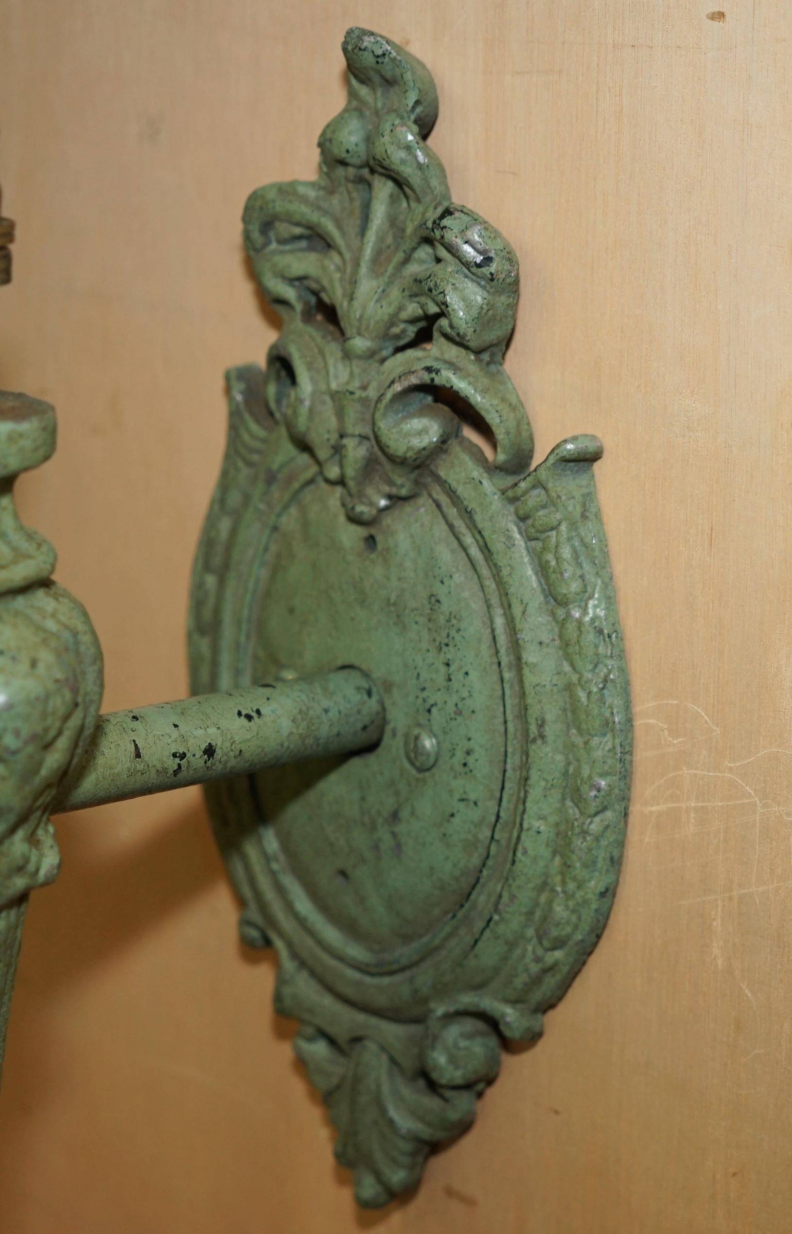 Pair of antique wall sconces circa 1920