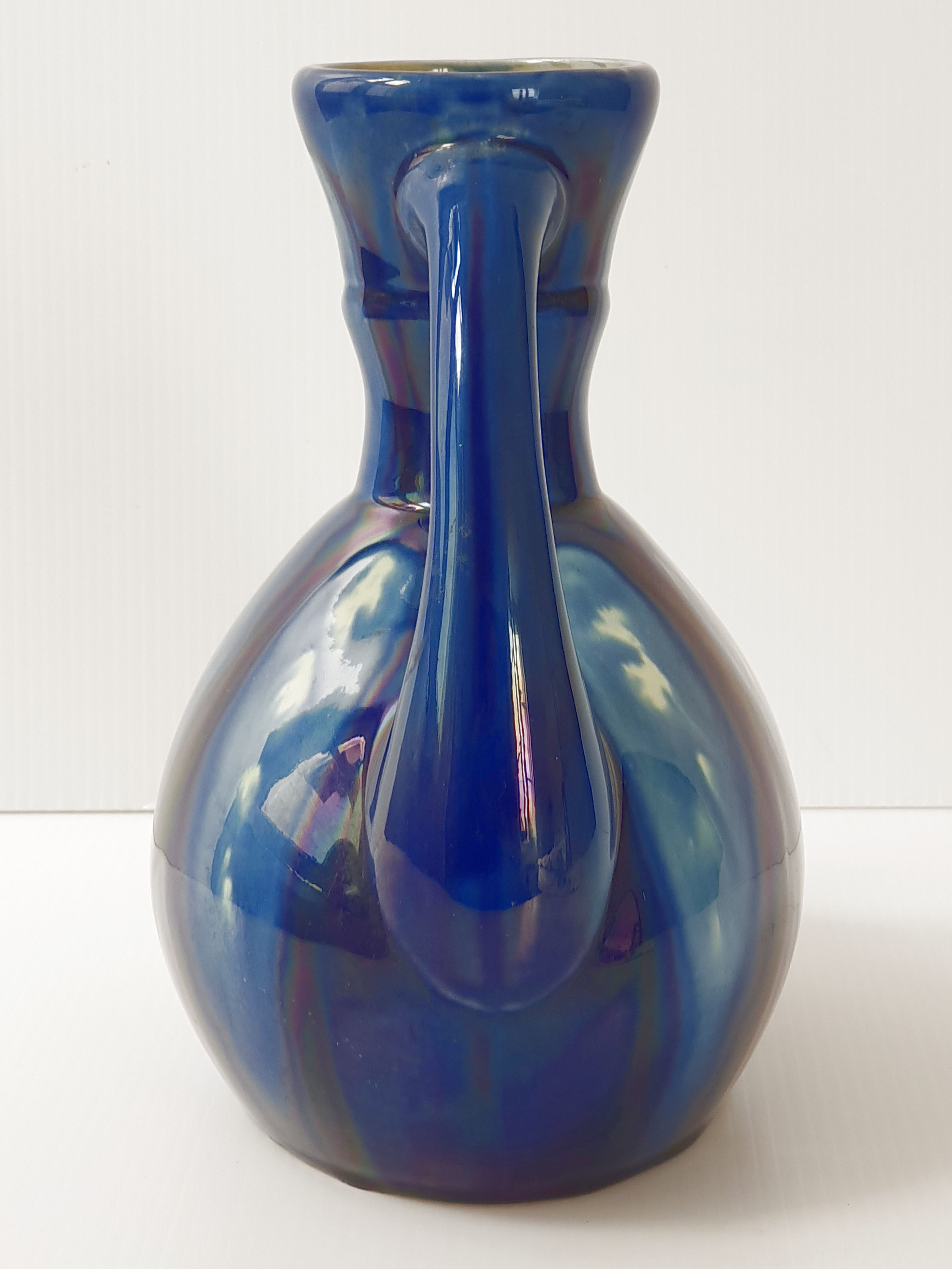 Vintage vase in flamed sandstone