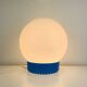 XL opaline ball lamp from the 60s, vintage