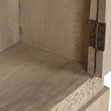 Armoire mangue 125x43x214 sculpture naturel