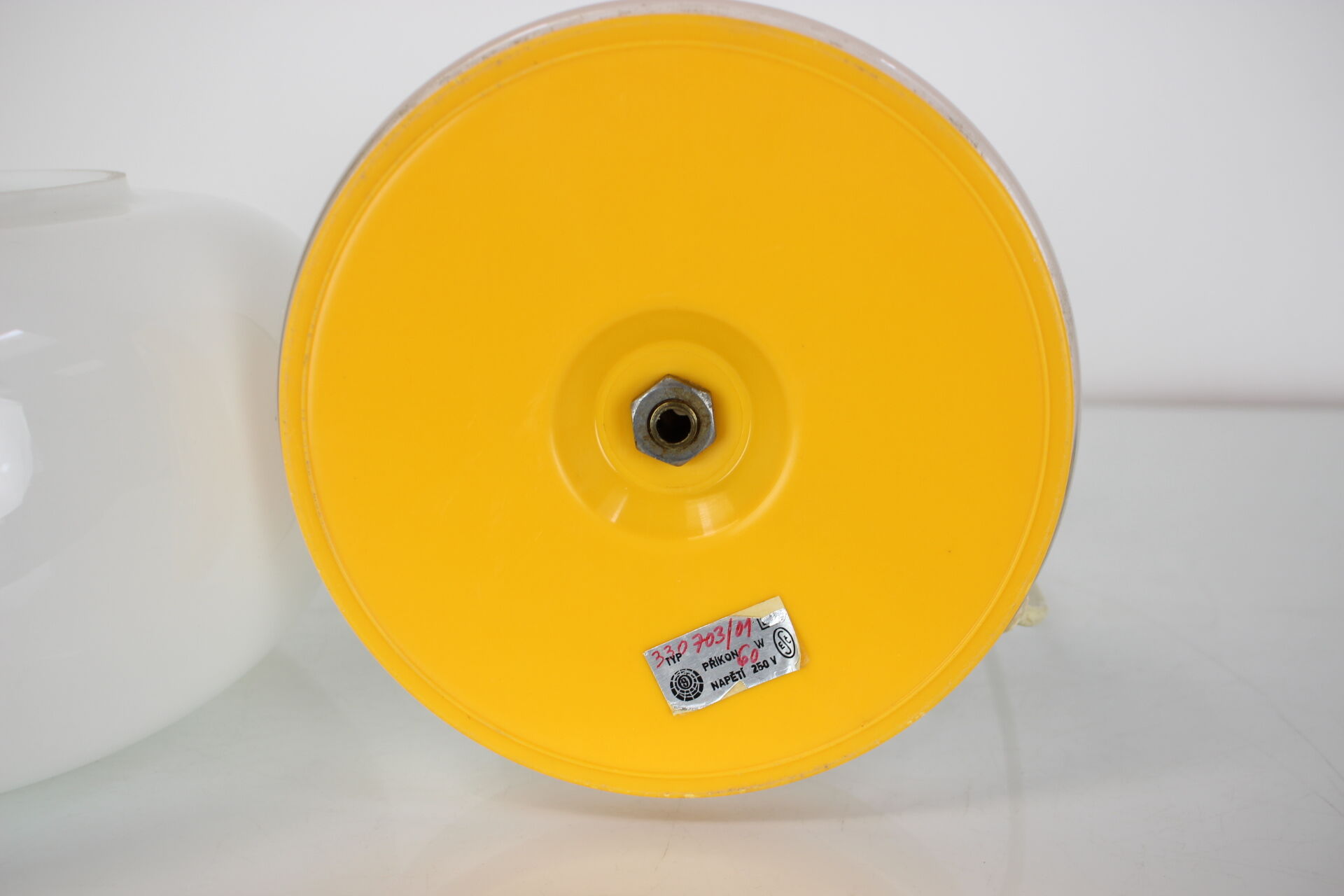 All Glass Table Lamp by Valasske Mezirici, 1970s