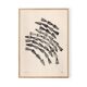 Abstract black composition 50x70 after a painting by Eawy